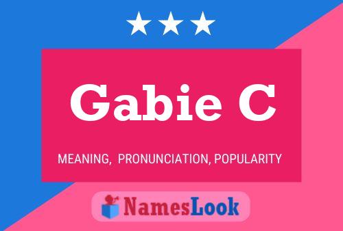 Gabie C Name Poster