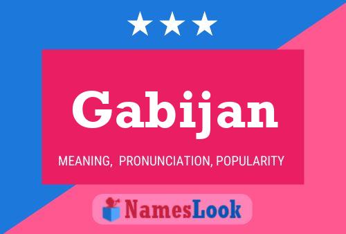 Gabijan Name Poster