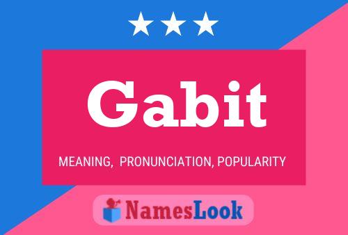 Gabit Name Poster