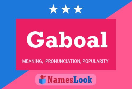 Gaboal Name Poster