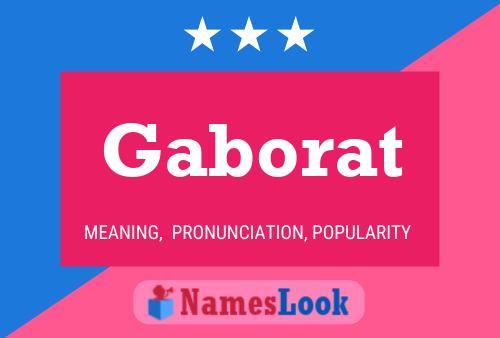 Gaborat Name Poster