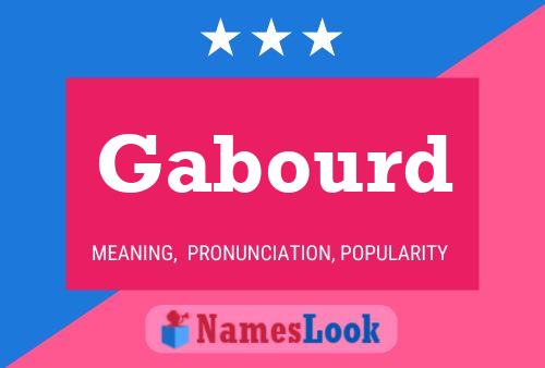 Gabourd Name Poster