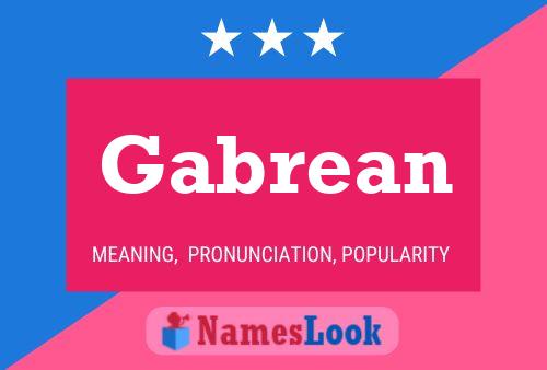 Gabrean Name Poster