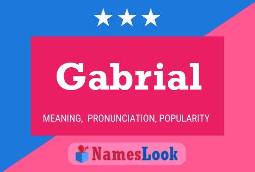 Gabrial Name Poster