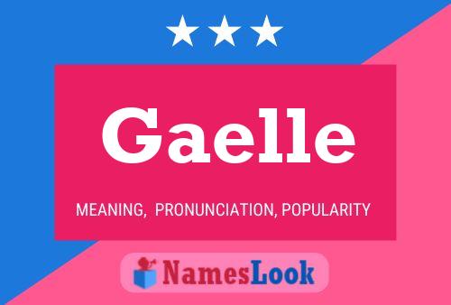 Gaelle Name Poster