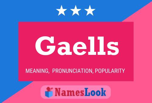 Gaells Name Poster