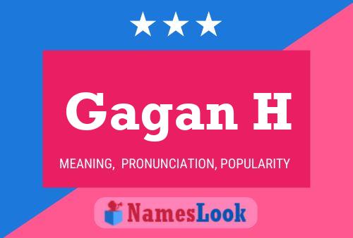 Gagan H Name Poster