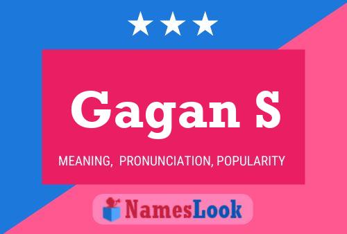 Gagan S Name Poster