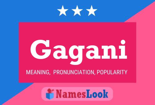 Gagani Name Poster