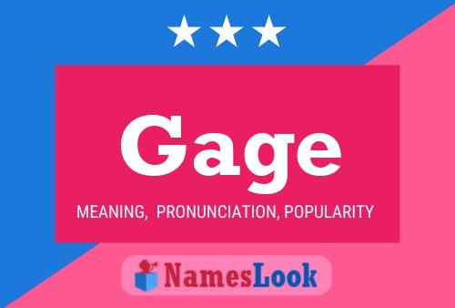 Gage Name Poster