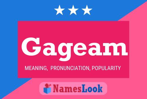 Gageam Name Poster