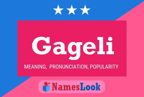 Gageli Name Poster