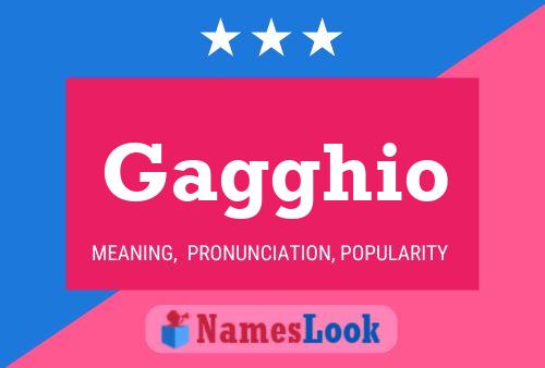 Gagghio Name Poster