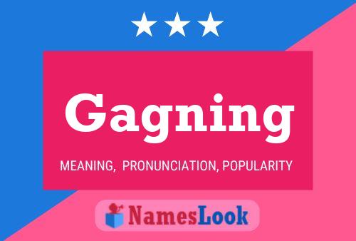 Gagning Name Poster