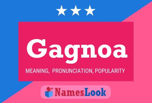 Gagnoa Name Poster