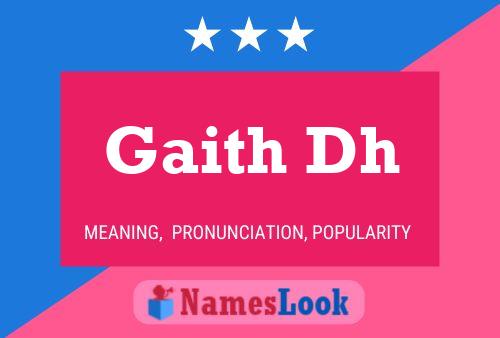 Gaith Dh Name Poster