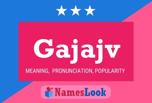 Gajajv Name Poster