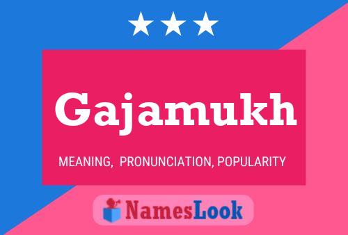 Gajamukh Name Poster