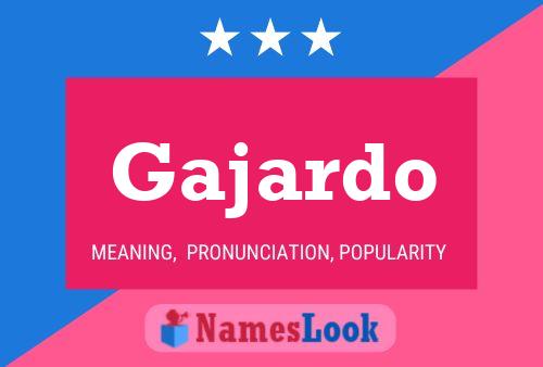 Gajardo Name Poster
