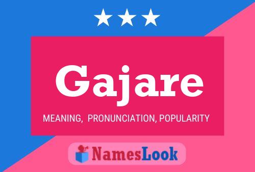 Gajare Name Poster