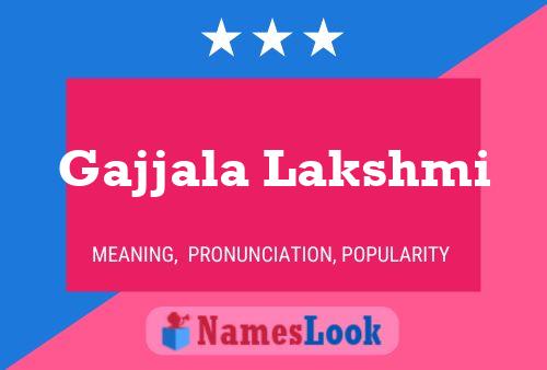 Gajjala Lakshmi Name Poster