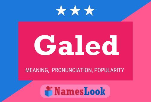 Galed Name Poster