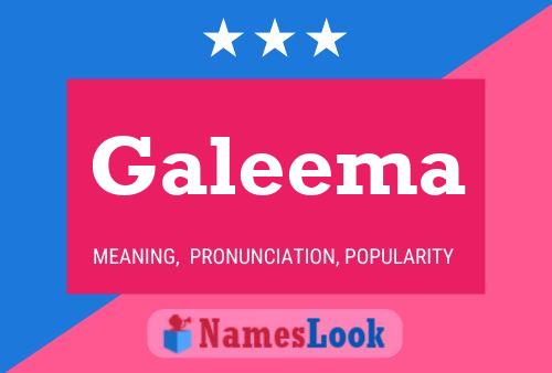 Galeema Name Poster