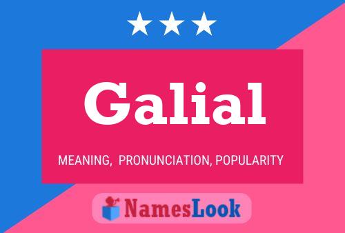 Galial Name Poster