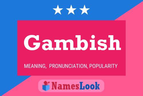 Gambish Name Poster