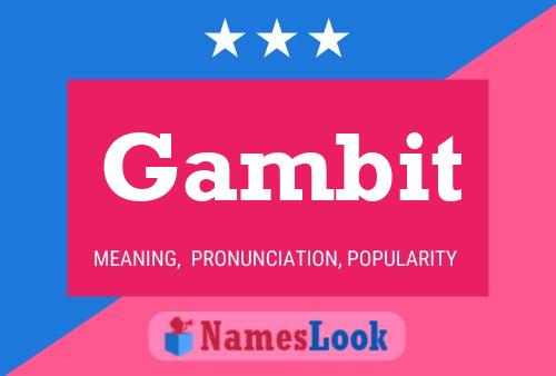 Gambit Name Poster