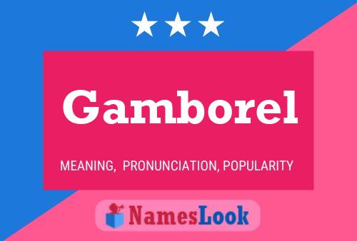 Gamborel Name Poster