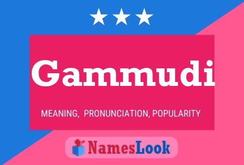 Gammudi Name Poster