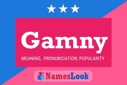 Gamny Name Poster