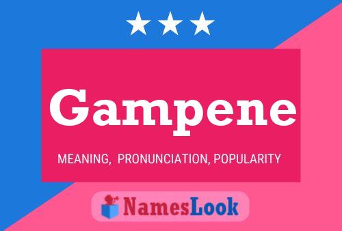 Gampene Name Poster