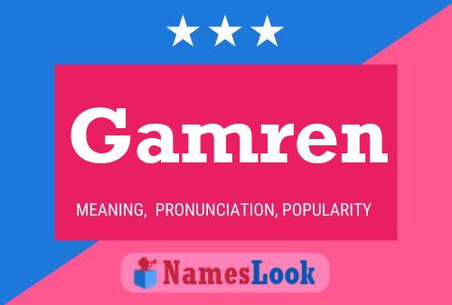 Gamren Name Poster