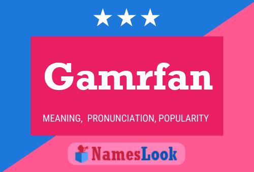 Gamrfan Name Poster