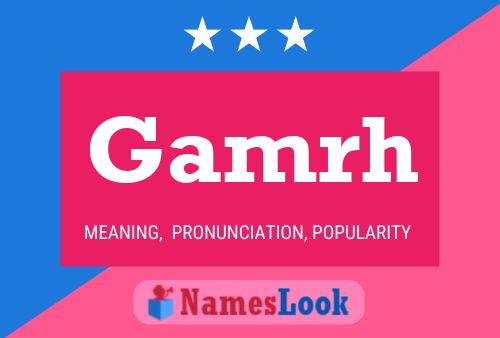 Gamrh Name Poster