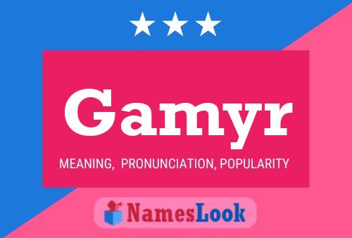 Gamyr Name Poster