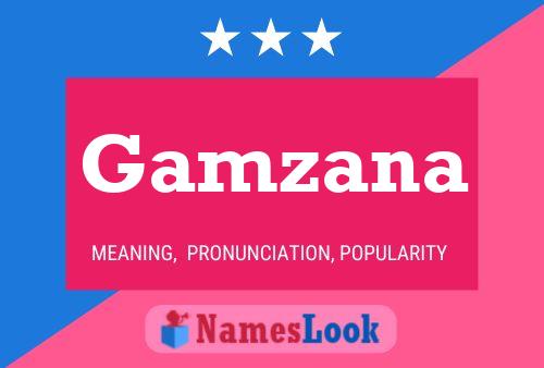 Gamzana Name Poster