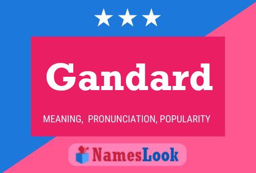 Gandard Name Poster