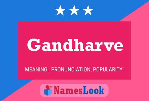 Gandharve Name Poster