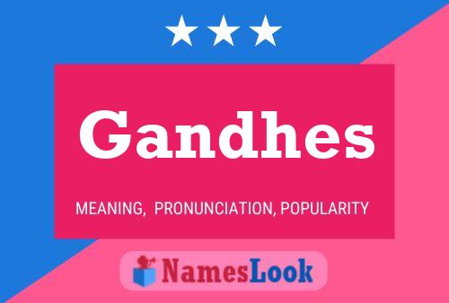 Gandhes Name Poster