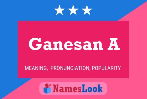 Ganesan A Name Poster