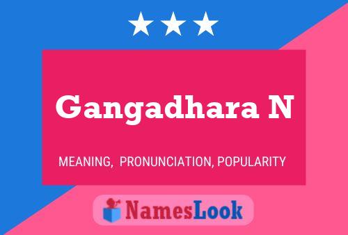 Gangadhara N Name Poster