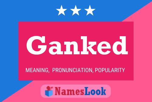 Ganked Name Poster