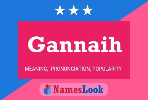 Gannaih Name Poster