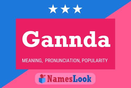 Gannda Name Poster