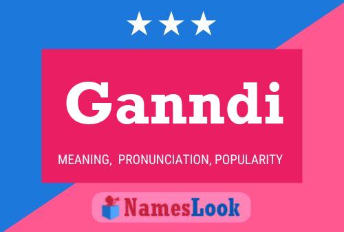 Ganndi Name Poster