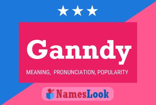 Ganndy Name Poster