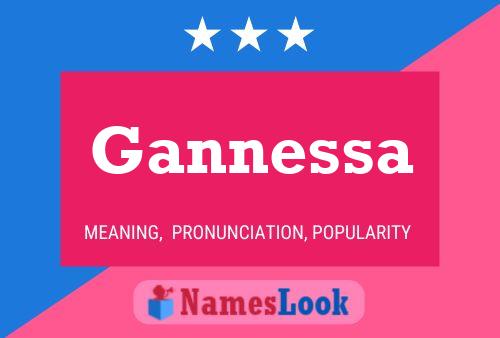 Gannessa Name Poster